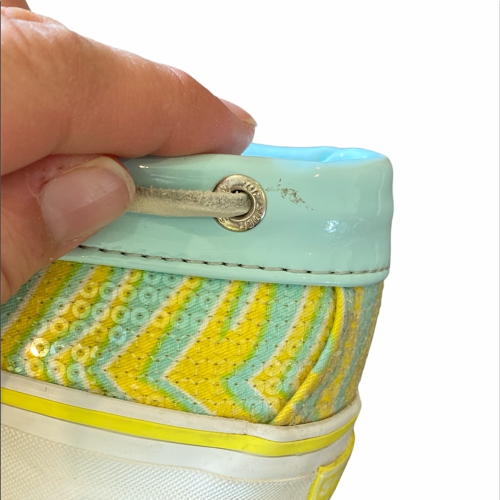 Zebra Print Sequin Top-Sider Sperry - image 7